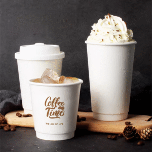 Double Wall Double PE coated Cold Paper Cups