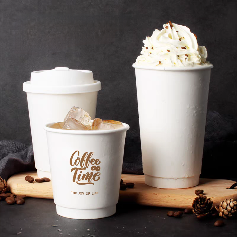 Double Wall Double PE coated Cold Paper Cups