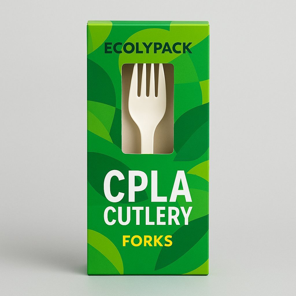 cpla cutlery in custom designed box