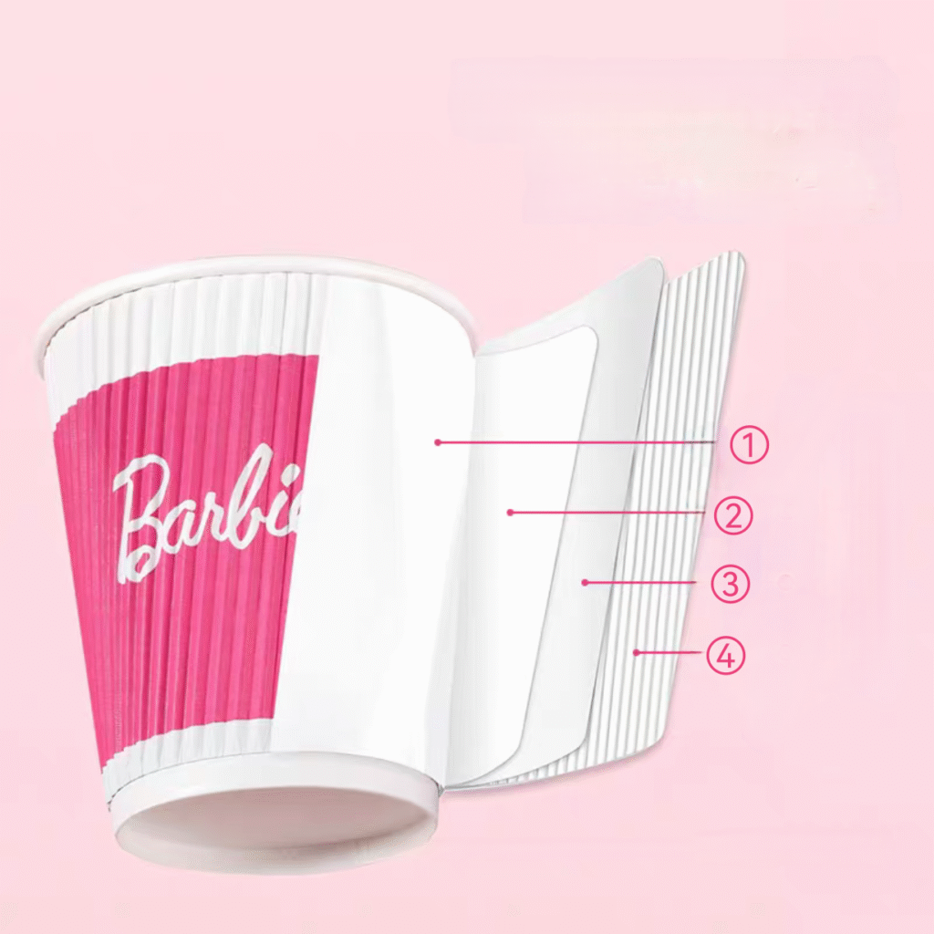 inner structures of ripple wall cup