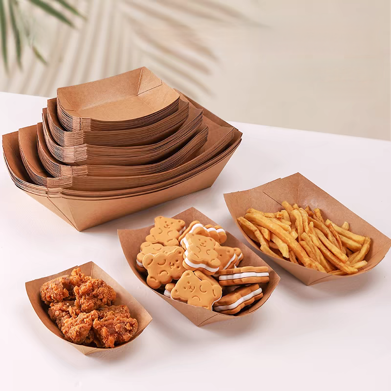 paper food boat tray
