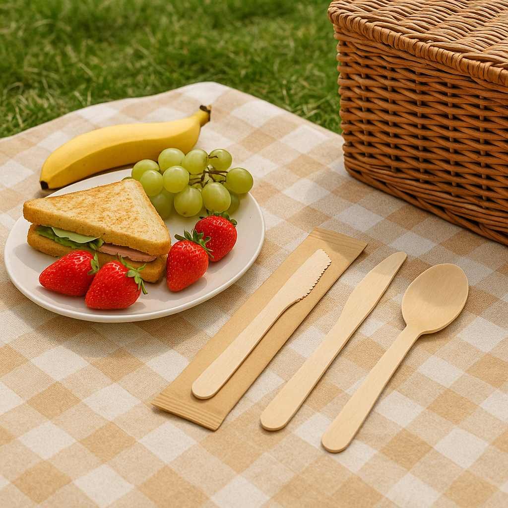 wooden-cutlery-picnic-outdoor