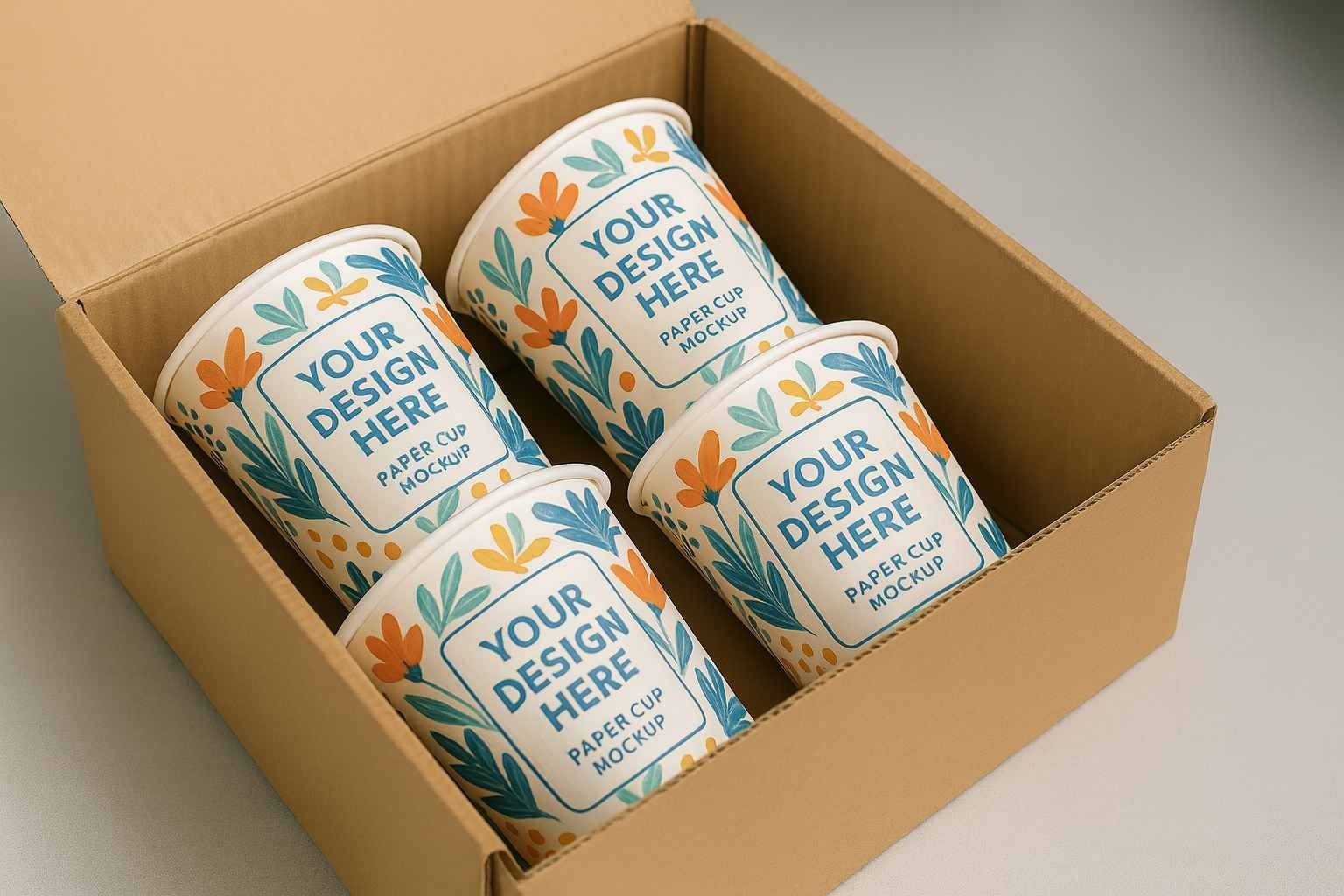 custom design paper cup samples1
