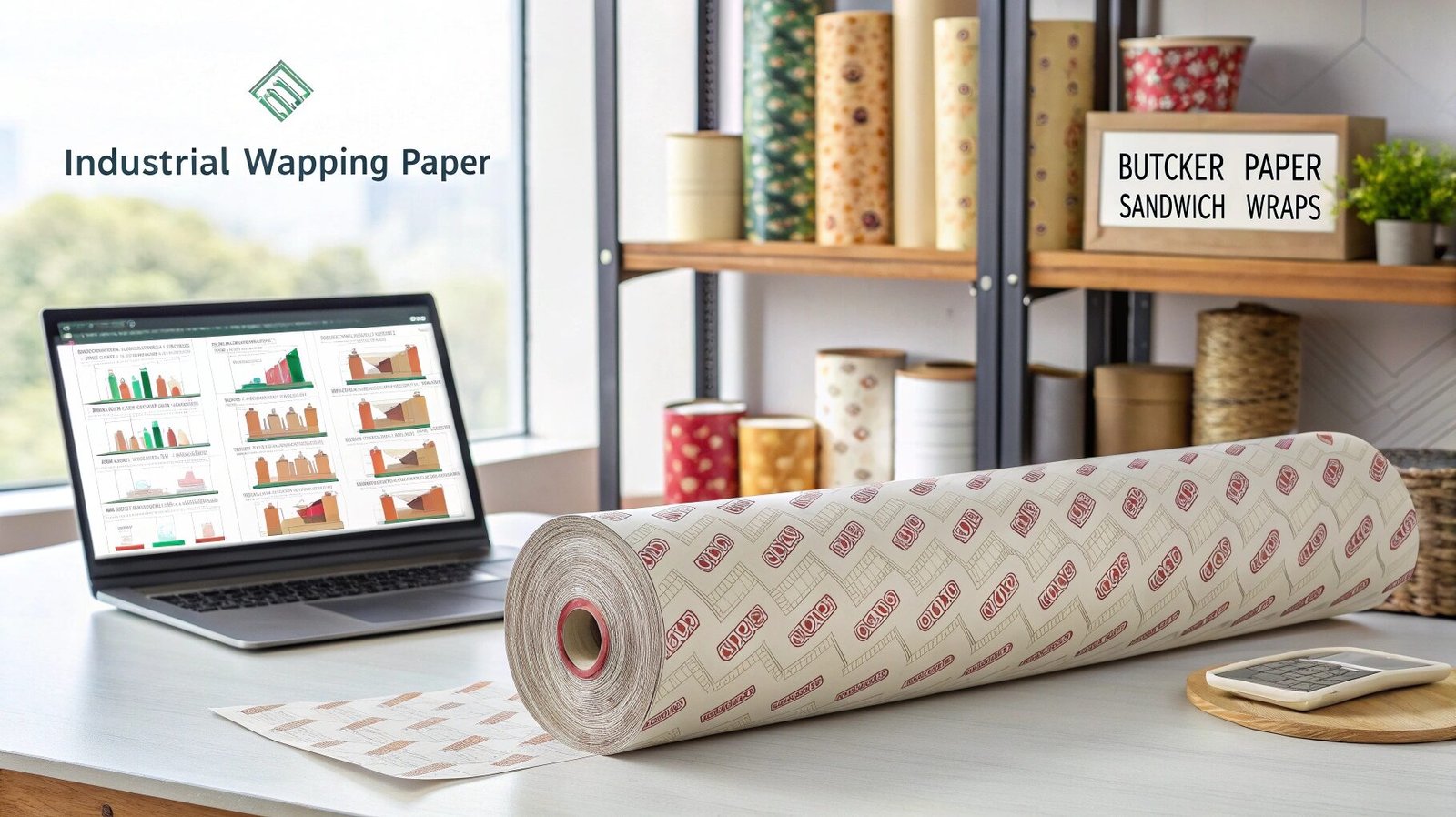 A product wrapped in protective die-cut kraft paper bubble wrap